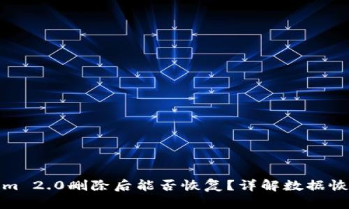 Tokenim 2.0删除后能否恢复?详解数据恢复方案