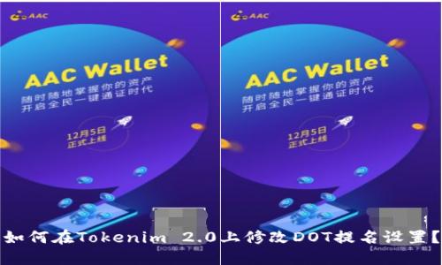 如何在Tokenim 2.0上修改DOT提名设置?
