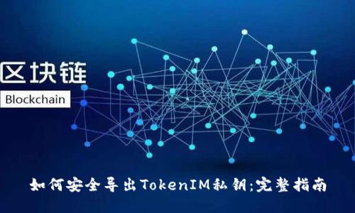 如何安全导出TokenIM私钥:完整指南