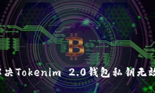 如何解决Tokenim 2.0钱包私钥无效问题?