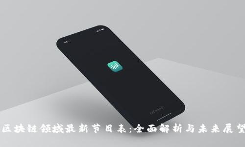 区块链领域最新节目表：全面解析与未来展望